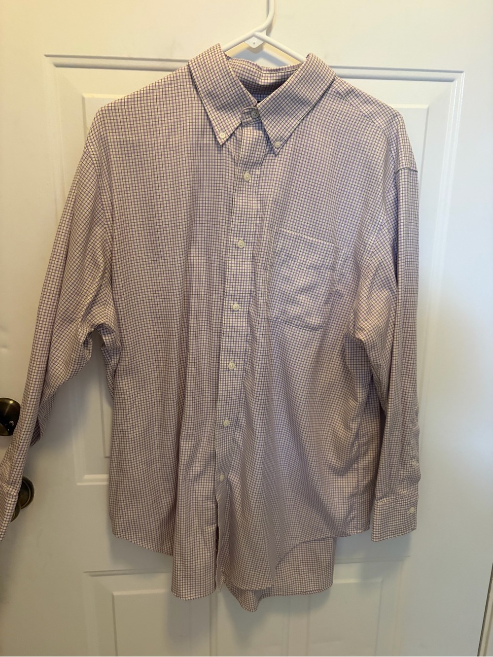 Ralph Lauren Light Purple Check Button-Down Shirt